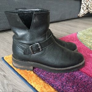 Frye Natalie ankle shearling winter boot 7.5